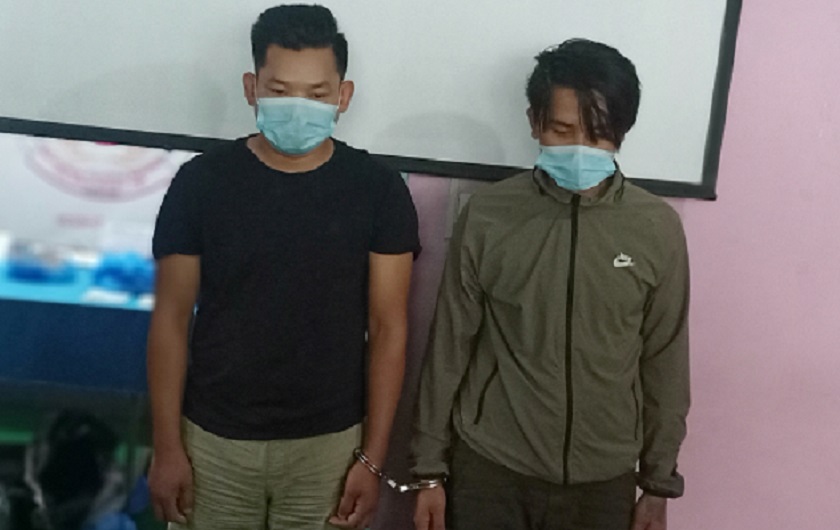 काठमाडौंबाट खैरो हेरोइनसहित २ युवक पक्राउ