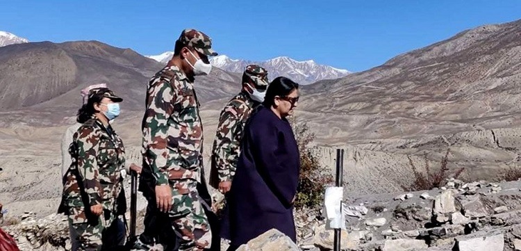 राष्ट्रपति भण्डारी आज मनाङ जाँदै