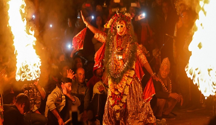 कात्तिक नाच : आज हिरण्यकश्यपु वध मञ्चन गरिने