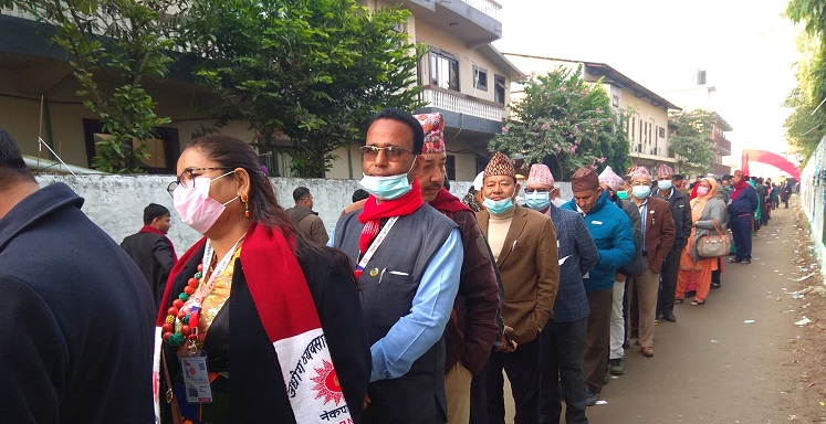 एमाले महाधिवेशन : मतदान सम्पन्न, तीनघण्टाभित्र नतिजा सार्वजानिक हुने