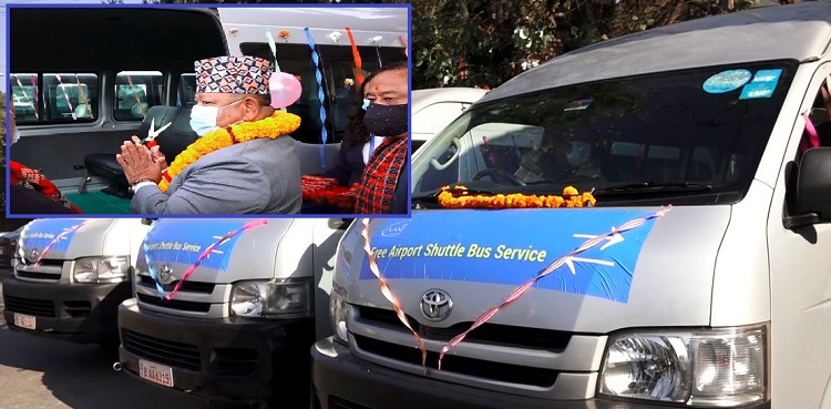 व्यवस्थित बन्दै विमानस्थल, निःशुल्क ‘सटल बस सेवा’ शुरु