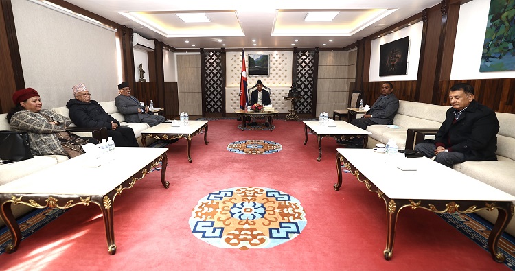 बिदामा बसेर कार्यवाहक तोक्न प्रधानन्याधीशलाई सत्ता गठबन्धनको सुझाव