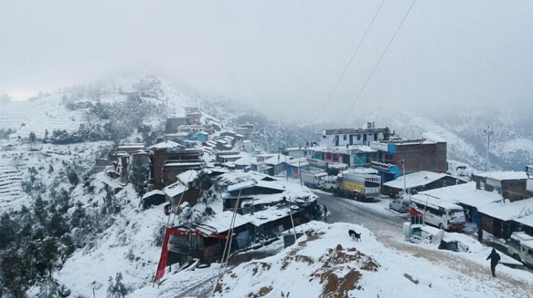 उच्च पहाडी र हिमाली भू–भागमा हिमपातको सम्भावना