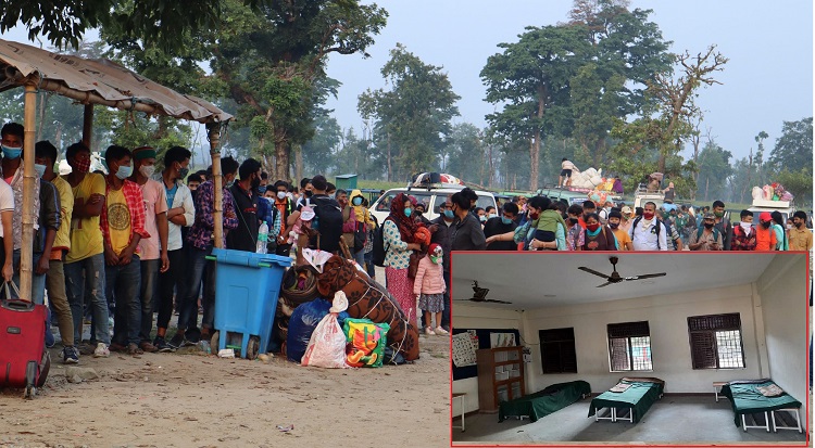 भारतबाट फर्किनेले सात दिन क्वारेन्टिनमा बस्नुपर्ने