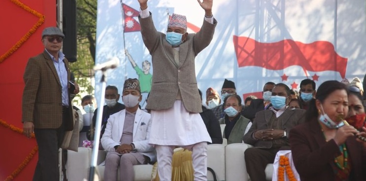 नेतृत्वको प्रतिस्पर्धाबाट अलग रहने नेता पौडेलको घोषणा