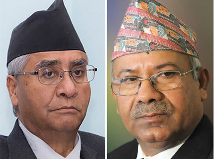 सभापतिमा पुनः निर्वाचित भएकामा देउवालाई अध्यक्ष नेपालको बधाई