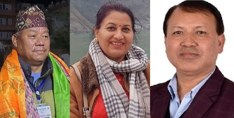 कांग्रेस सहमहामन्त्रीमा उपाध्याय, परियार र आङ्दाम्बे विजयी