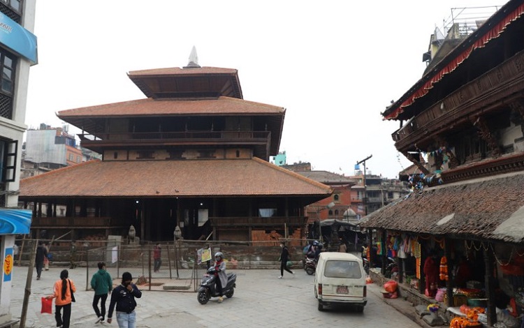 भूकम्पको ६ वर्षपछि बल्ल काष्ठमण्डप पुनःनिर्माण सम्पन्न