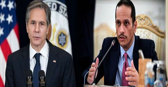 अमेरिकी विदेशमन्त्री र कतारका उपप्रधानमन्त्री अल-थानीबीच छलफल