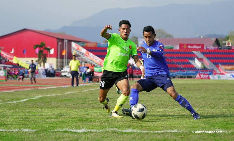 राजिवको निर्णायक गोलमा आर्मी सेमिफाइनलमा