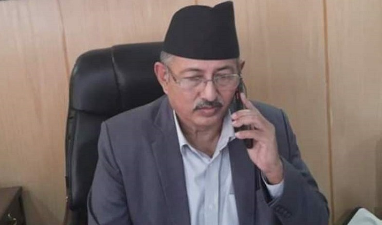 गृहमन्त्री खाँणद्वारा २० जिल्लाका प्रजिअलाई टेलिफोन