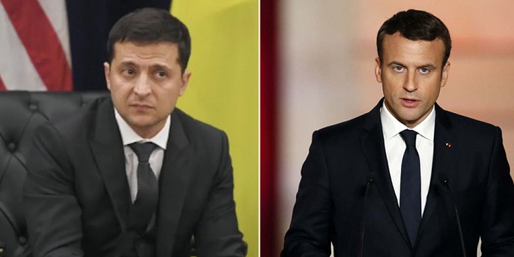 युक्रेन र फ्रान्सका राष्ट्रपतिबीच फोनवार्ता