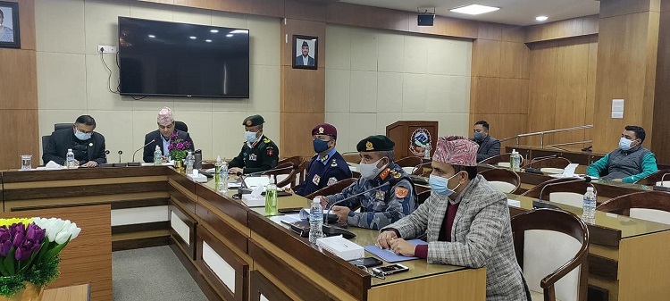 सुरक्षा समिति बैठकमा स्थानीय तहको निर्वाचनका विषयमा छलफल