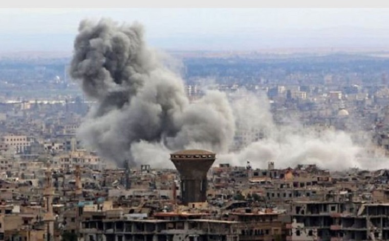 सिरियामाअमेरिकी सेनाको हमलामा १३ जनाको मृत्यु