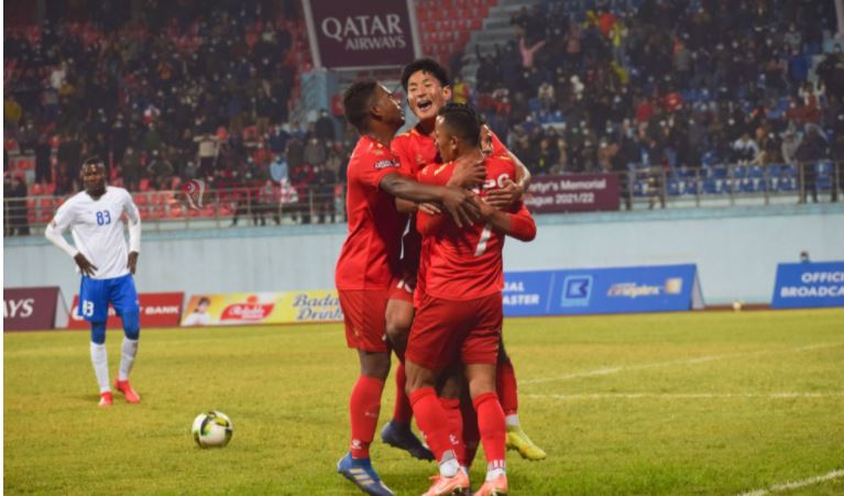 ए डिभिजन लिग : रविको गोलमा पुलिस विजयी