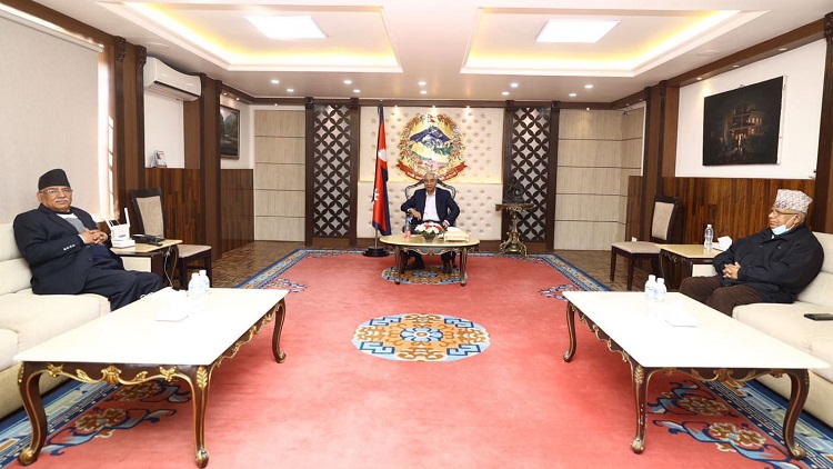 सरकार र चन्द नेतृत्वको नेकपाबीच वार्ता