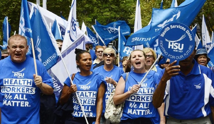 तलब बृद्धिको माग गर्दै अस्ट्रेलियाका नर्स आन्दोलनमा