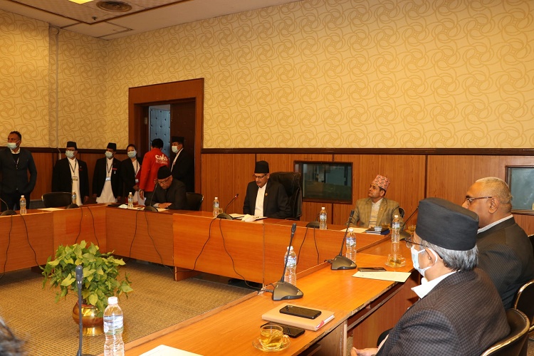 तत्काल एमसीसी अनुमाेदन प्रस्ताव अघि नबढाउने कार्यव्यवस्था समितिको निर्णय