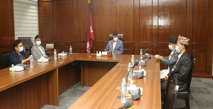 मन्त्रिपरिषद् बैठक बस्दै