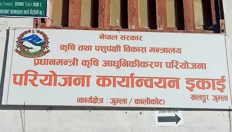 जुम्लाको सिंजा क्षेत्रमा स्याउ सुपरजोन कार्यक्रम लागु