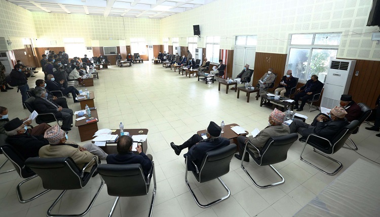 बालुवाटारमा गठबन्धनको बैठक सुरु