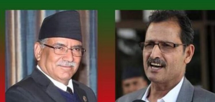 माओवादी अध्यक्ष प्रचण्ड र सभामुख सापकोटाबीच भेटवार्ता