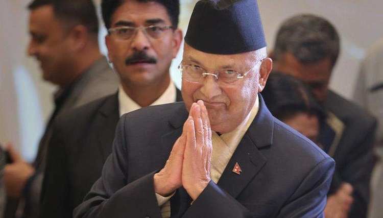 ओलीलाई प्रधानमन्त्री बन्न प्रचण्डको प्रस्ताव