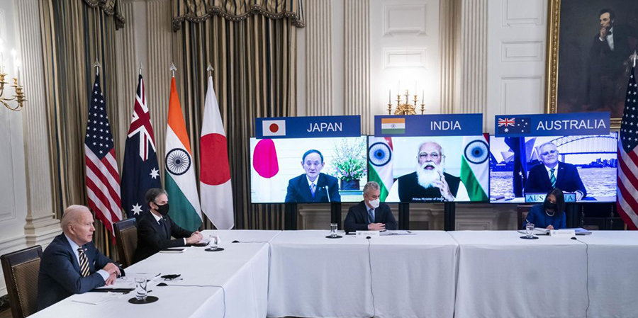 युक्रेन हमलाबारे क्वाड बैठकमा छलफल, भारत तटस्थ