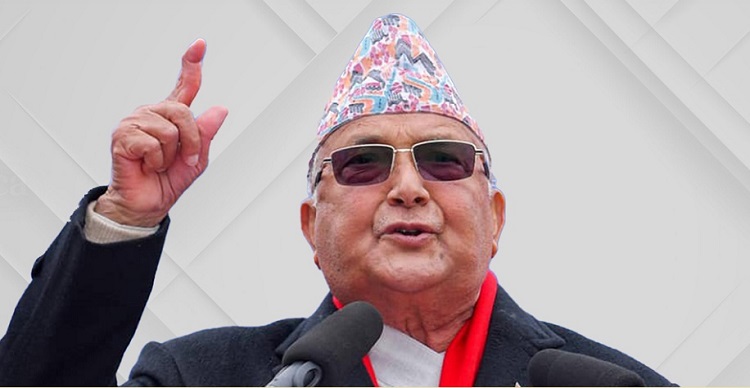 मतदाता पत्रकाे रङ हरियो राख्न थालिएको भन्दै ओलीको आपत्ति