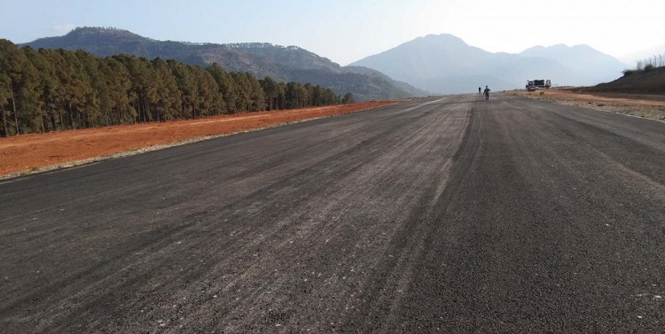 बलेवा विमानस्थलको कालोपत्र सकियो, चैतभित्र हस्तान्तरण हुने