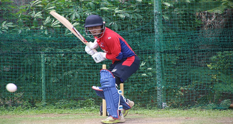 श्रीलंका पुलिसविरुद्ध नेपालले पहिले ब्याटिङ गर्दै