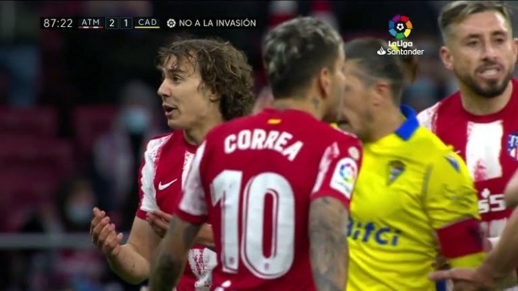 एट्लेटिको मड्रिडद्वारा काडिज पराजित