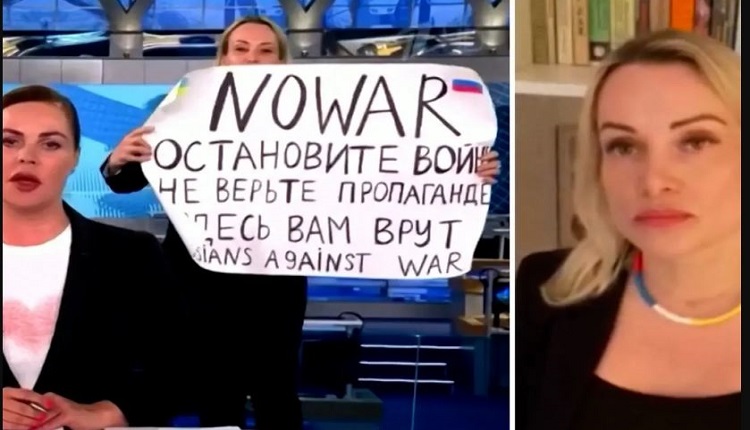 युद्धविरोधी प्लेकार्ड देखाउने सम्पादकलाई २८० डलर जरिमाना