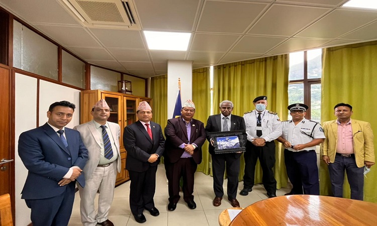 श्रममन्त्री श्रेष्ठसँग सिसेल्सका श्रम र गृहमन्त्रीको भेटवार्ता, द्विपक्षीय श्रम सम्झौता गर्ने सहमति