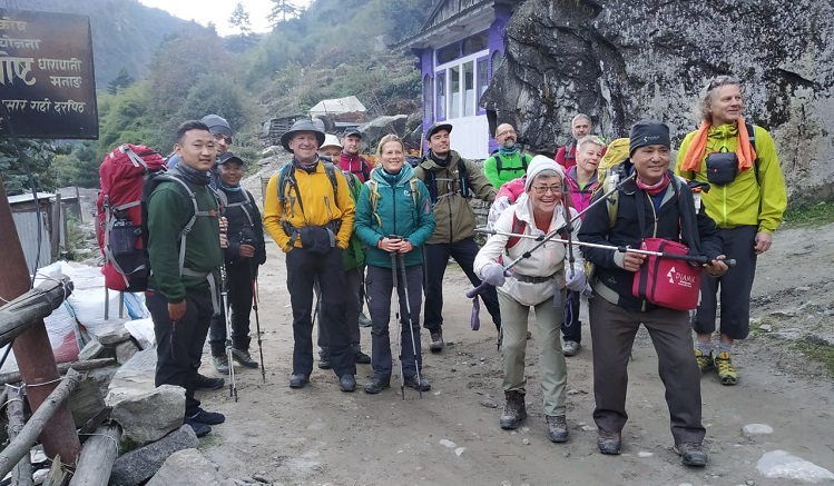 अन्नपुर्ण पदमार्गमा साढे दुई महिनामा ६ सय पर्यटक मनाङ भित्रिए