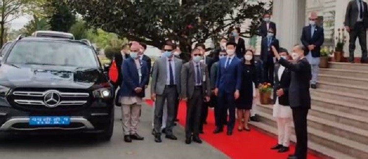 द्विपक्षीय बैठकमा सहभागी हुन चिनियाँ विदेशमन्त्री सिंहदरबारमा