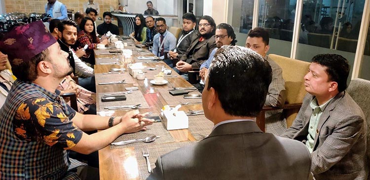 बंगलादेशी युवा प्रतिनिधि मण्डलसँग खेलकूदमन्त्रीको भेट