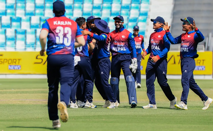 त्रिकोणात्मक टी–ट्वेन्टी क्रिकेट ः नेपालले पपुवा न्युगिनीलाई दियो १८४ रनको लक्ष्य