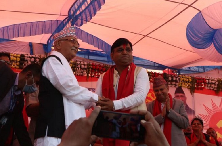 पूर्वमन्त्री बृजेशकुमार गुप्ता एमाले प्रवेश