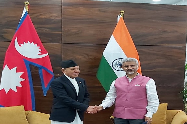 परराष्ट्रमन्त्री खड्का र भारतीय विदेशमन्त्री जयशंकरबीच भेटवार्ता