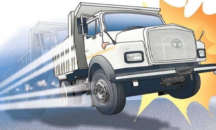 काठमाडौँमा टिपरको ठक्करबाट दुई बालिकाको मृत्यु