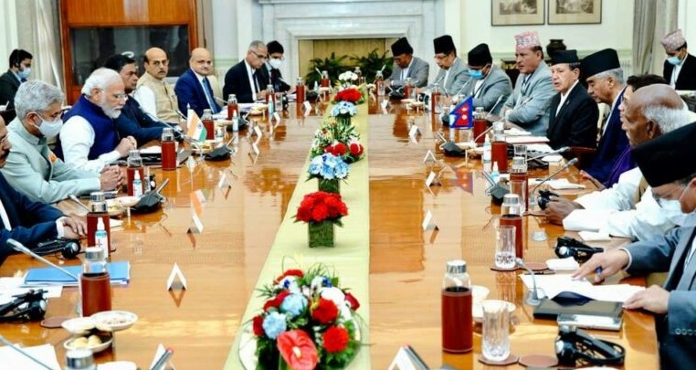 नेपाल–भारत द्विपक्षीय बैठक जारी