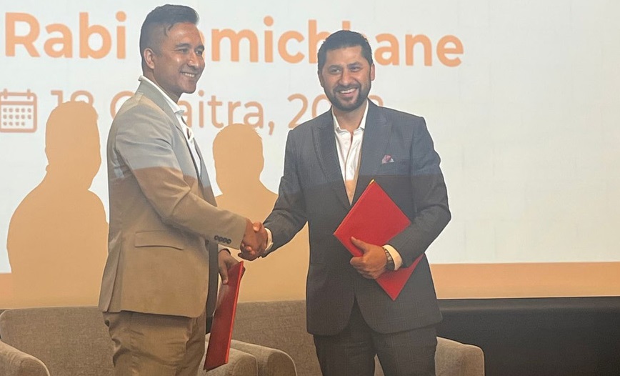 इँटाको ब्रान्ड एम्बेस्डर बने रवि लामिछाने