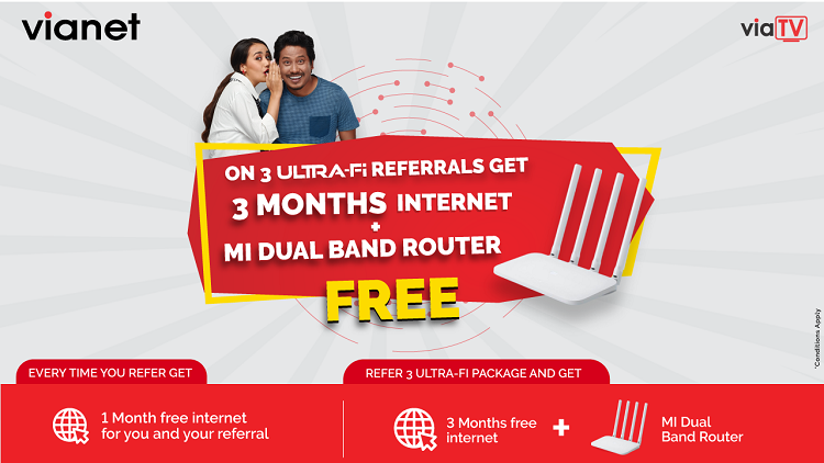 भायानेटको नयाँ रिफरल योजना : तीन महिनासम्मको इन्टरनेट र राउटर फ्री