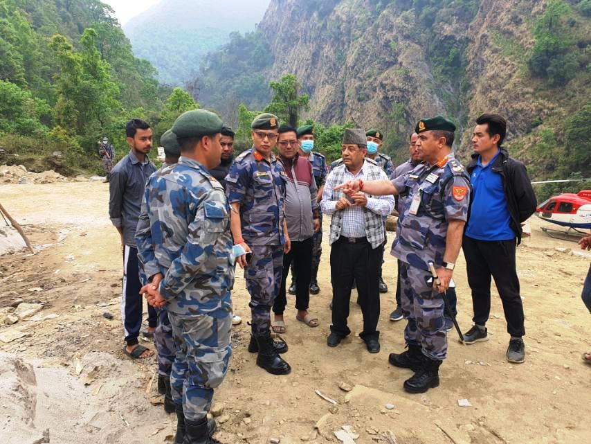 सिन्धुपाल्चोकको जुगलमा सशस्त्र प्रहरी बल नेपालको बिओपी स्थापना