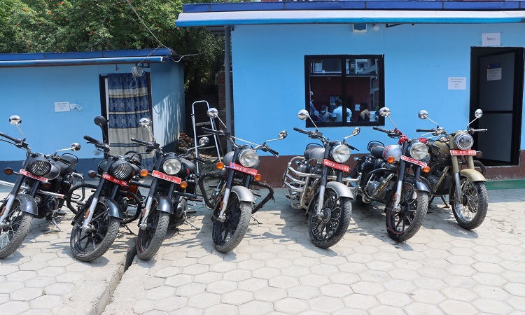 बेवारिसे सात थान बुलेट मोटरसाइकल बरामद