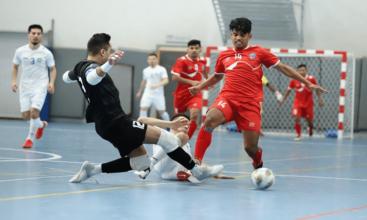 एएफसी फुटसल एसियन कप छनोट : दोस्रो हारसँगै नेपाल प्रतियाेगिताबाटै बाहिरियो