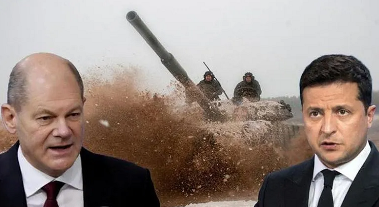 जर्मन चाल्सर र युक्रेनी राष्ट्रपतिबीच फोनवार्ता