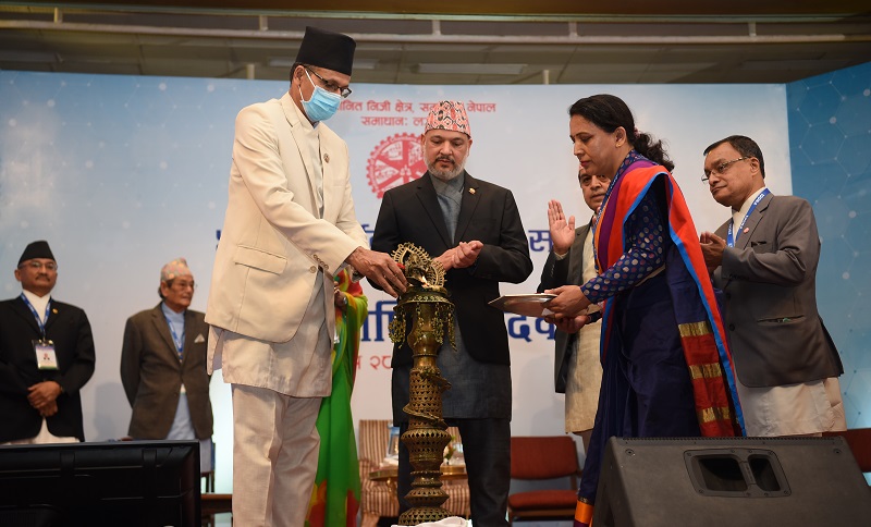 सभामुख सापकोटाद्वारा एफएनसीसीआईको ५६ औं वार्षिक साधारण सभा समुदघाटन