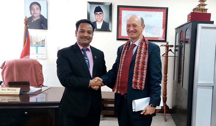 खेलकुदमन्त्रीद्वारा नेपाल र अर्जेन्टिनाबीच मैत्रीपूर्ण फुटबल खेलको प्रस्ताव